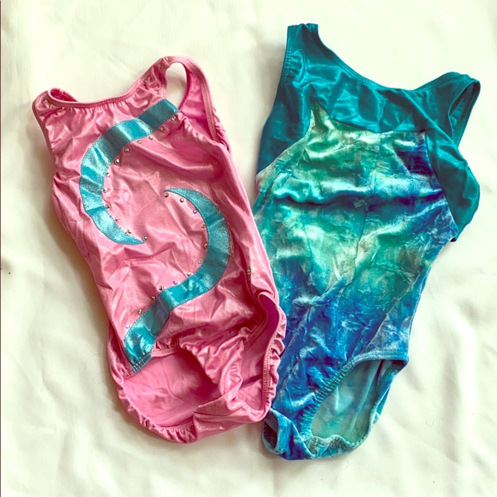 Girls gymnastic dance leotard small
